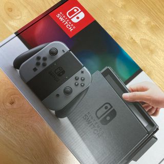 ニンテンドースイッチ(Nintendo Switch)のニンテンドースイッチ本体（グレー）新品未使用品(家庭用ゲーム機本体)