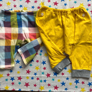 アカチャンホンポ(アカチャンホンポ)の春夏用ズボンセット  80サイズ＆90サイズ  赤ちゃん本舗(パンツ)