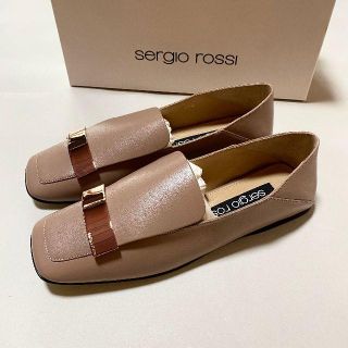 セルジオロッシ(Sergio Rossi)の新品未使用！送料込み★Sergio Rossi★SR1 スリッパ＆バレエフラット(ローファー/革靴)