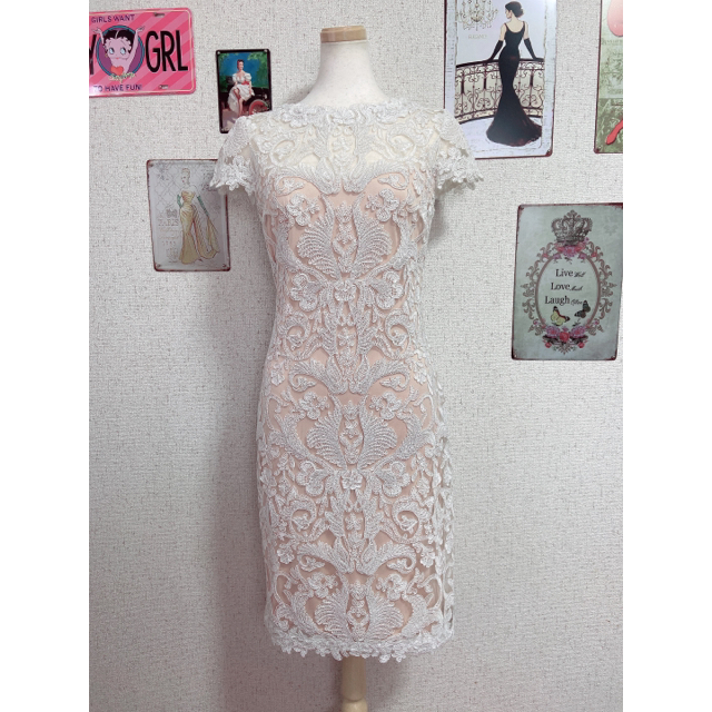 人気NO.1 美品 4 Tadashi Shoji ドレス WC9144LN - ひざ丈ワンピース