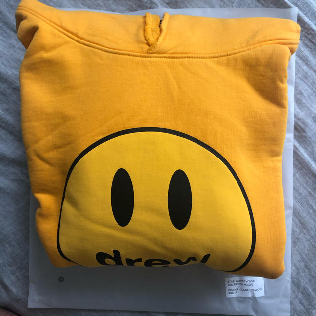 Drew House Mascot Hoodie XL Yellow パーカー