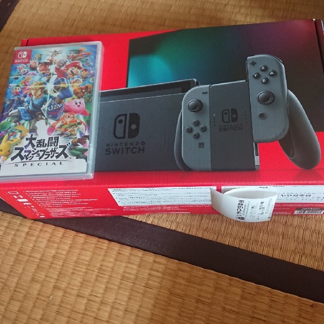 Nintendo Switch Joy-Con(L)/(R) グレー スマブラ