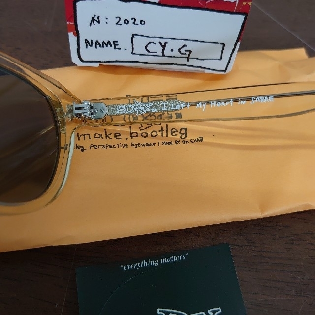 Sorry a bootleg optical クリアイエロー×グリーン Sorry a bootleg optical クリアイエロー×グリーン