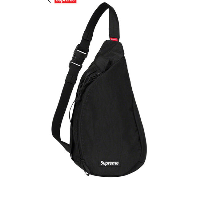 Supreme sling bag blackメンズ