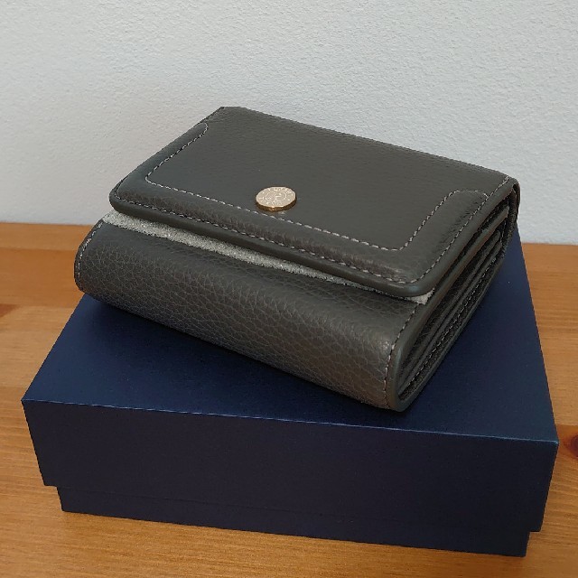 【未使用】ラシット／レザー二つ折り財布のサムネイル