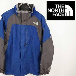 ザノースフェイス(THE NORTH FACE)の【古着】ノースフェイス ハイベント キッズ ナイロンジャケット ブルー×グレー(ジャケット/上着)