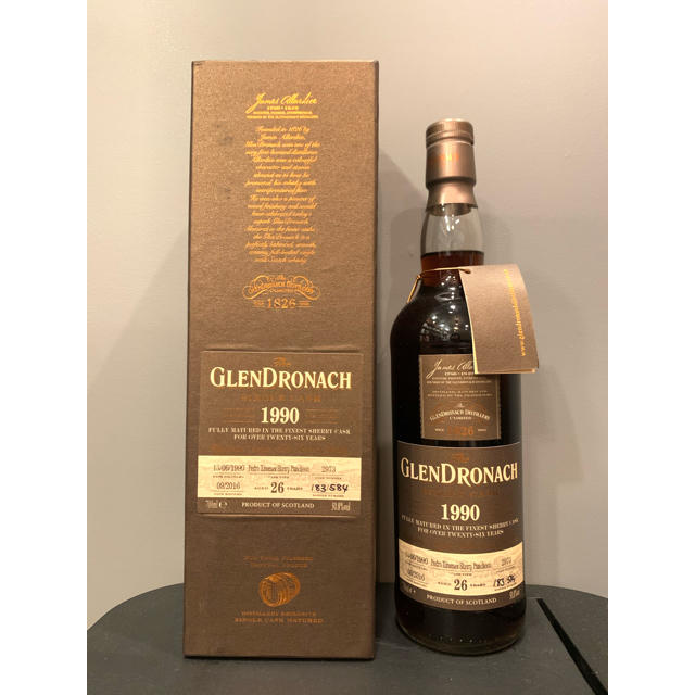グレンドロナック GlenDronach 1990 26年PXシェリーパンチョン-