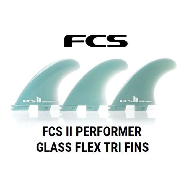 FCS II PERFORMER GLASS FLEX TRI FINS M