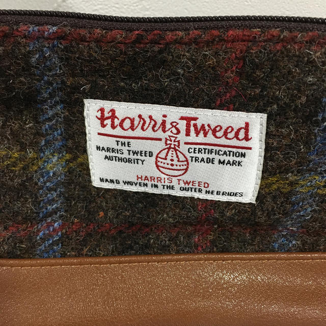 Harris Tweed(ハリスツイード)のハリスツイード　HARRIS TWEED ポーチ　未使用　 レディースのファッション小物(ポーチ)の商品写真