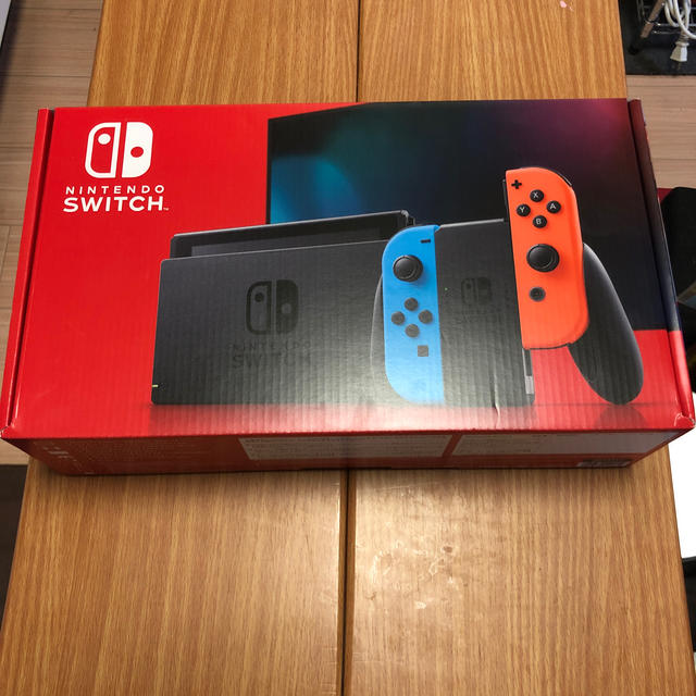 ニンテンドースイッチ　新型　ネオン　傷などあり