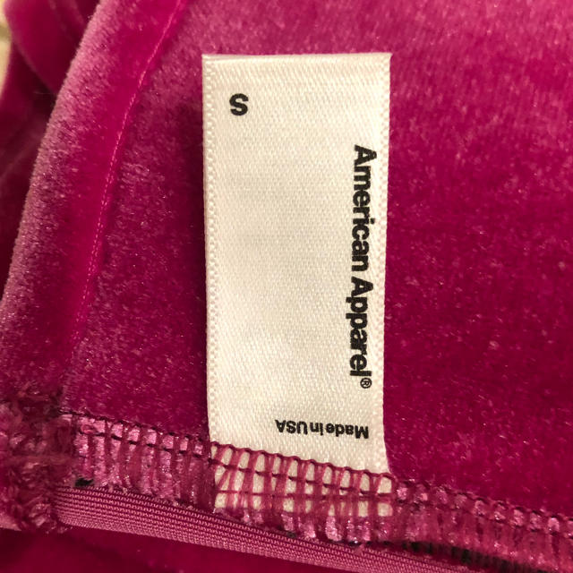 American Apparel(アメリカンアパレル)の【American Apparel 】ベルベット　ビスチェ レディースのトップス(ベアトップ/チューブトップ)の商品写真