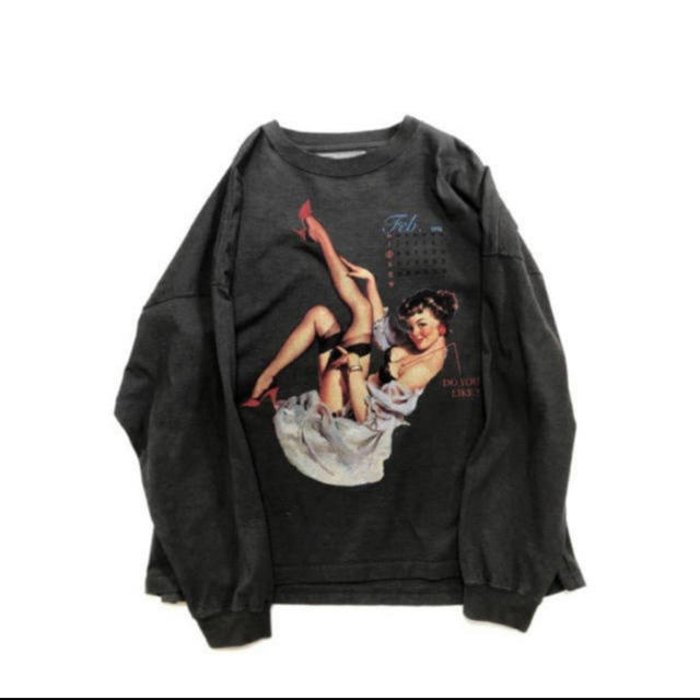 即購入可　DAIRIKU Pinup Girl Long Sleeve Teeメンズ