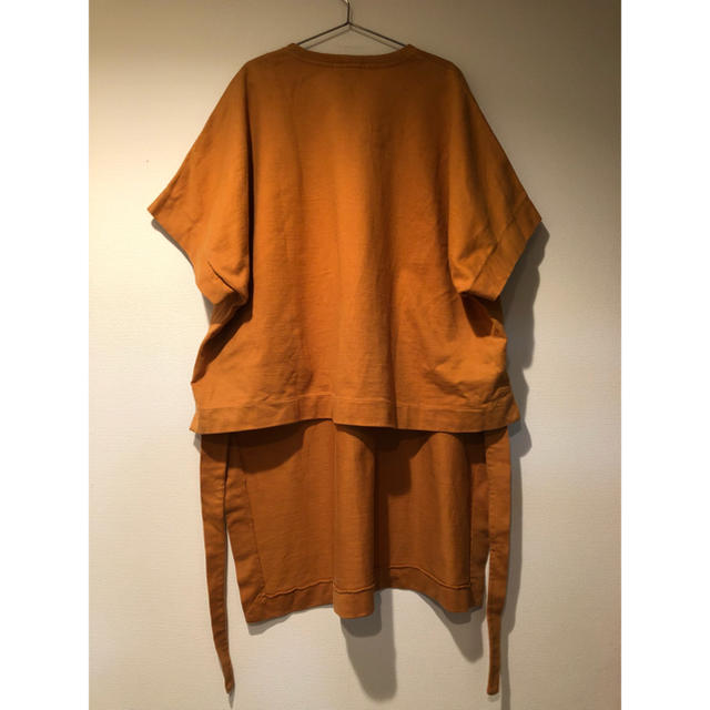 DAMIR DOMA(ダミールドーマ)のDAMIR DOMA ダミールドーマ 半袖 カットソー オレンジ メンズのトップス(Tシャツ/カットソー(半袖/袖なし))の商品写真