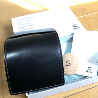 ワイルドスワンズ　ラコニック　コードバン　型押しサドル(折り財布)