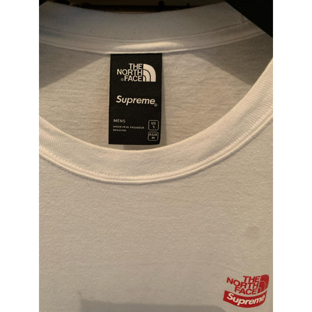 Supreme(シュプリーム)のSupreme シュプリーム  ノースフェイス　コラボ Tシャツ　美品　Sサイズ メンズのトップス(Tシャツ/カットソー(半袖/袖なし))の商品写真