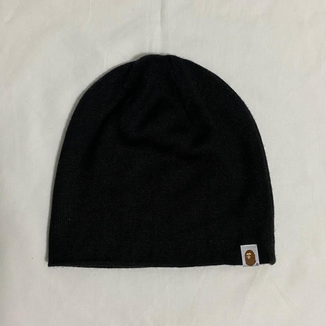 A BATHING APE(アベイシングエイプ)のBAPE Swarovski Ape Head Knit Cap ラインストーン メンズの帽子(ニット帽/ビーニー)の商品写真