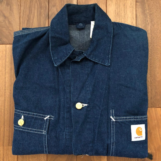 carhartt - Carhartt カーハート デニムカバーオール デニムジャケット 古着 美品の通販 by sunny｜カーハートならラクマ