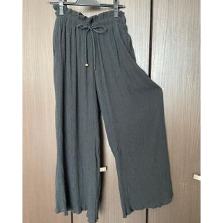 アクシーズファム(axes femme)のアクシーズファム　axes femme　プリーツワイドパンツ　ブラック　Mサイズ(その他)