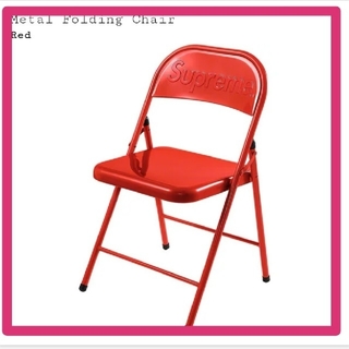 シュプリーム(Supreme)のMetal Folding Chair supreme red 赤(折り畳みイス)