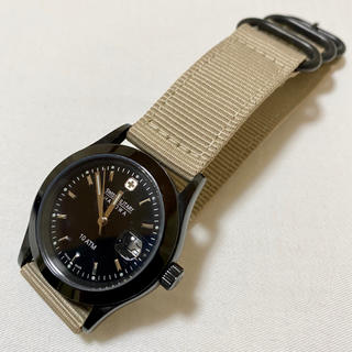 スイスミリタリー(SWISS MILITARY)のスイスミリタリーハノワ　ブラック(腕時計(アナログ))