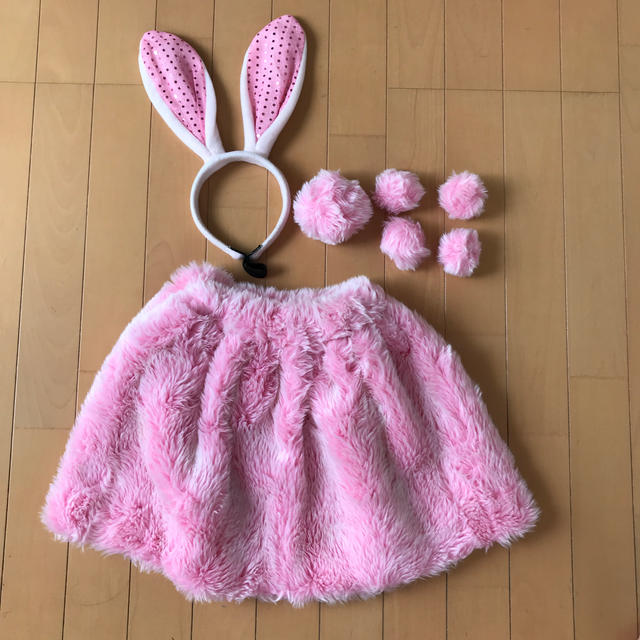 COMME CA ISM(コムサイズム)のキッズ　コスチューム　ピンクバーニー　130 キッズ/ベビー/マタニティのキッズ服女の子用(90cm~)(その他)の商品写真