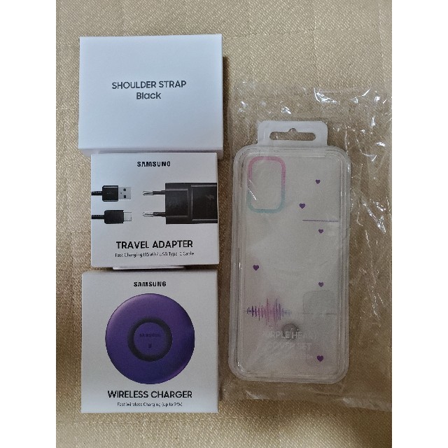 通常在庫品 未開封 Galaxy Buds+ BTS edition チャージャー 充電機