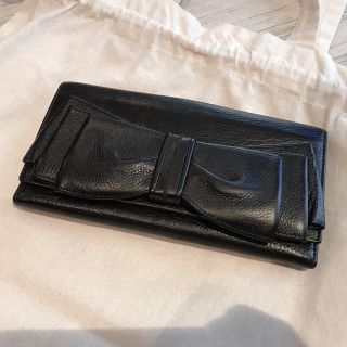 サンローラン(Saint Laurent)のYves Saint Laurent リボン　長財布(財布)