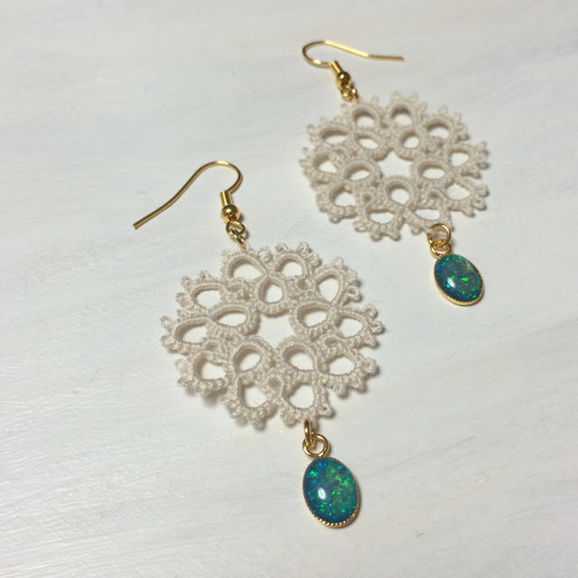 タティングレースと京都オパールのピアスの通販 By Ruka S Shop ラクマ タティングレースと京都オパールのピアスの通販 By Ruka S Shop ラクマ