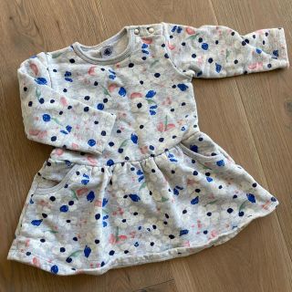 プチバトー(PETIT BATEAU)のプチバトー 長袖 ワンピース(ワンピース)