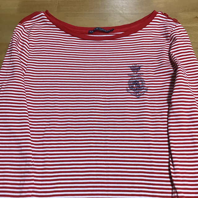 Ralph Lauren(ラルフローレン)のラルフローレン　ボーダー　Ｔシャツ　長袖 レディースのトップス(Tシャツ(長袖/七分))の商品写真