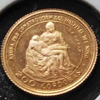 ニカラグア200CORDOBAS金貨(1975年)