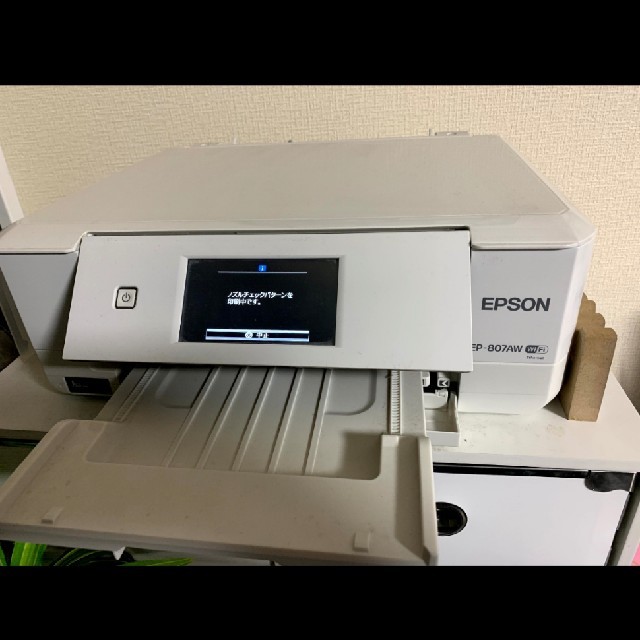 EPSON(エプソン)の完動品☆EPSON EP-807AW スマホ/家電/カメラのPC/タブレット(PC周辺機器)の商品写真