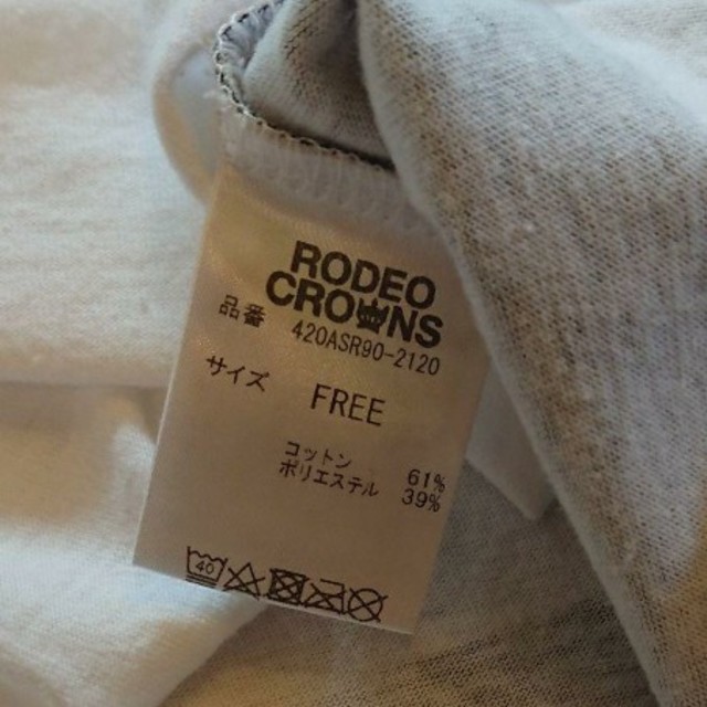 RODEO CROWNS WIDE BOWL(ロデオクラウンズワイドボウル)のロデオTシャツ レディースのトップス(Tシャツ(半袖/袖なし))の商品写真