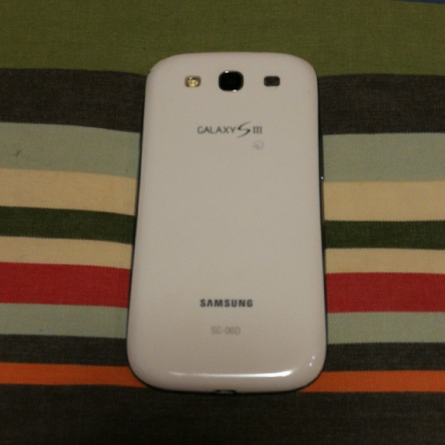 Galaxy(ギャラクシー)のdocomo　GALAXY S3 SC－06D スマホ/家電/カメラのスマートフォン/携帯電話(スマートフォン本体)の商品写真