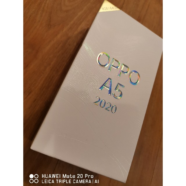 【新品未使用品】OPPO A5 2020 ブルー 64GB