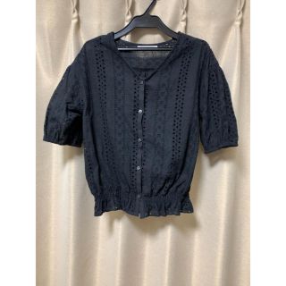 プレフェリール(PREFERIR)の☆【美品】PREFERIR5部袖レースブラウス☆(シャツ/ブラウス(半袖/袖なし))