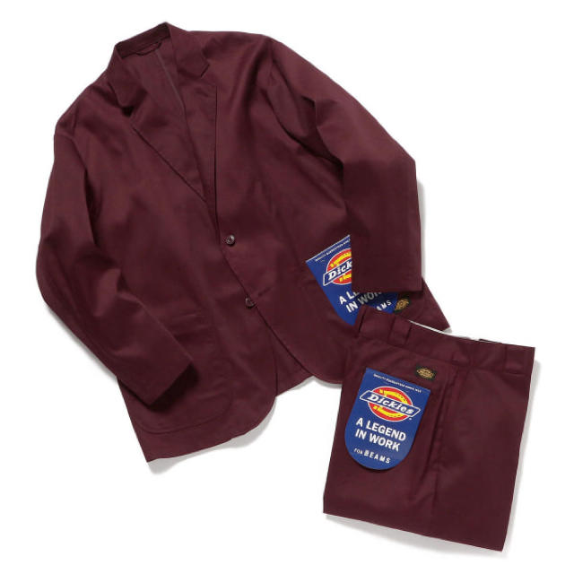 Dickies(ディッキーズ)のDickies × TRIPSTER × BEAMS スーツ BURGUNDY メンズのスーツ(セットアップ)の商品写真