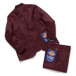 ディッキーズ(Dickies)のDickies × TRIPSTER × BEAMS スーツ BURGUNDY(セットアップ)