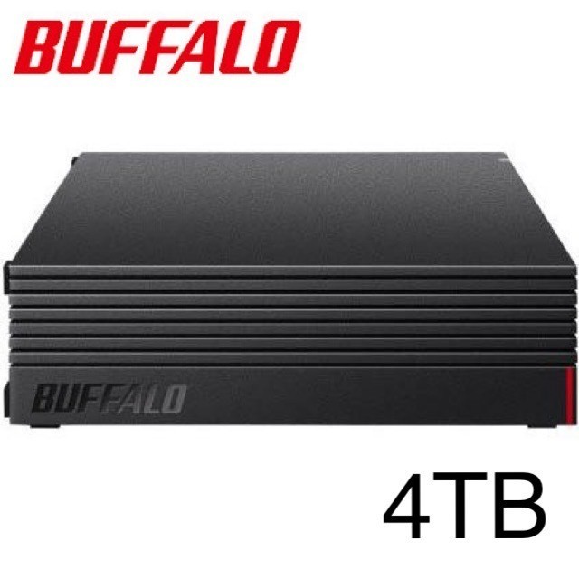 新品☆BUFFALO　外付けハードディスク　4TB