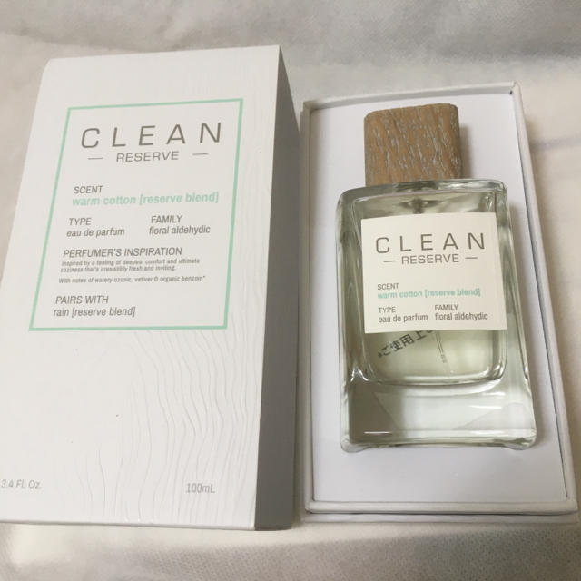 CLEAN - 新品 クリーン リザーブ ウォームコットン 100ml 香水 オードパルファムの通販 by あんみつ姫｜クリーンならラクマ