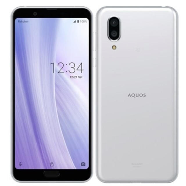 AQUOS(アクオス)のAQUOS sense3 plus ホワイト 新品 本体 スマホ/家電/カメラのスマートフォン/携帯電話(スマートフォン本体)の商品写真
