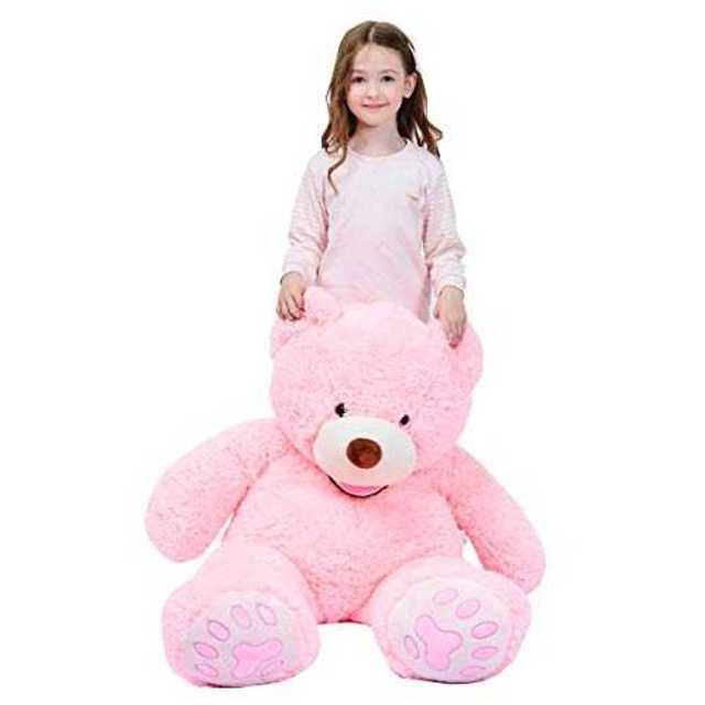 ピンク100cmぬいぐるみ 特大 くま テディベア 可愛い熊 動物 大きい くまの通販 By Kaito S Shop ラクマ