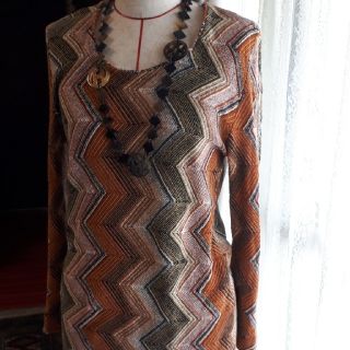 ミッソーニ(MISSONI)の大幅お値下げ¥10300→¥9000 MISSONI  ロングワンピース(ロングワンピース/マキシワンピース)