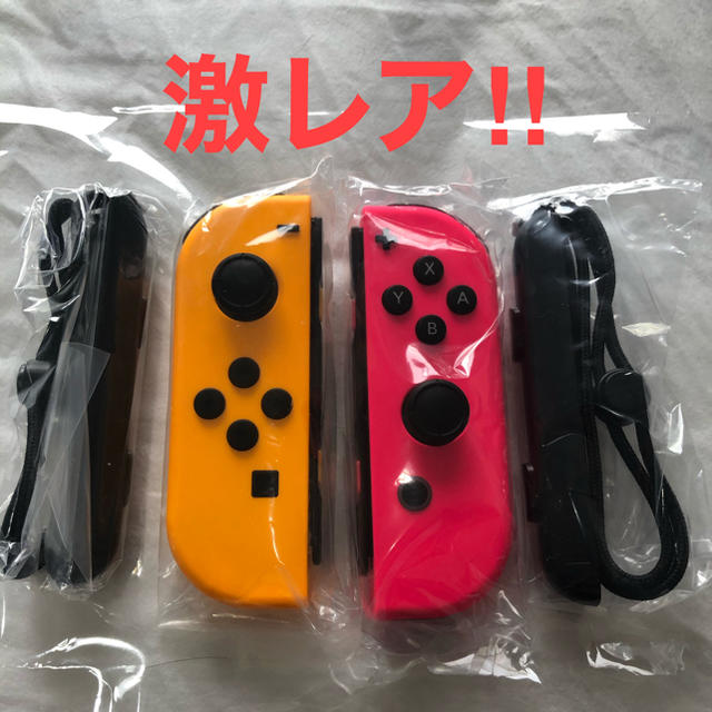 新品！switch ジョイコン（R）ネオンオレンジ