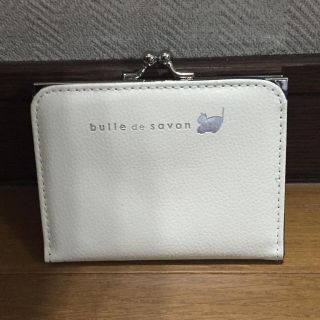 ビュルデサボン(bulle de savon)のリンネル 付録がま口猫柄財布(財布)