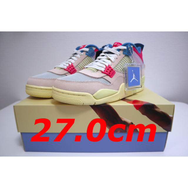 日本産】 NIKE - NIKE×UNION AIR JORDAN 4 RETRO SP 新品未使用