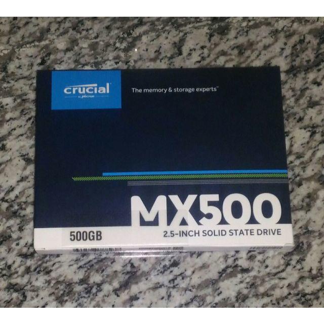 PCパーツ未開封 Crucial SSD 500GB CT500MX500SSD1JP