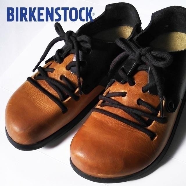 BIRKENSTOCK(ビルケンシュトック)の希少色 BIRKENSTOCK✨ビルケン モンタナ 茶ブラウン×ブラック23cm レディースの靴/シューズ(ローファー/革靴)の商品写真