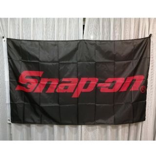 Snap-on スナップオン ツール 特大ロゴ フラッグ 旗 バーナー(メンテナンス用品)