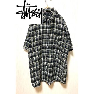 ステューシー(STUSSY)のSTUSSY ブラックチェック柄シャツ フォロー割実施中！！(シャツ)